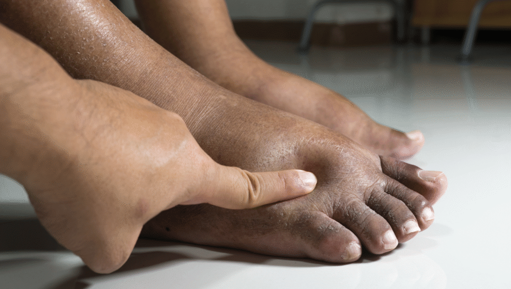 Common foot problems in older adults