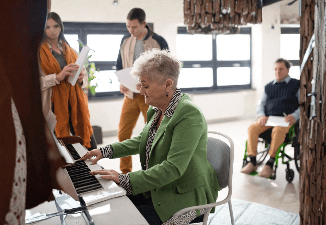 How music keeps ageing brains healthy.